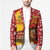 Spain Christmas Blazer with Tio de Nadal Log Snowflakes Spanish Flag and Holiday Wreath - Wonder Print Shop