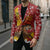 Spain Christmas Blazer with Tio de Nadal Log Snowflakes Spanish Flag and Holiday Wreath - Wonder Print Shop