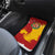 Spain Christmas Car Mats with Tio de Nadal Log Snowflakes Spanish Flag and Holiday Wreath - Wonder Print Shop