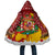 Spain Christmas Cloak with Tio de Nadal Log Snowflakes Spanish Flag and Holiday Wreath - Wonder Print Shop