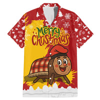 Spain Christmas Family Matching Mermaid Dress and Hawaiian Shirt with Tio de Nadal Log Snowflakes Spanish Flag and Holiday Wreath - Wonder Print Shop
