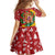 Spain Christmas Family Matching Puletasi and Hawaiian Shirt with Tio de Nadal Log Snowflakes Spanish Flag and Holiday Wreath - Wonder Print Shop