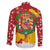 Spain Christmas Family Matching Puletasi and Hawaiian Shirt with Tio de Nadal Log Snowflakes Spanish Flag and Holiday Wreath - Wonder Print Shop