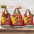 Spain Christmas Grocery Bag with Tio de Nadal Log Snowflakes Spanish Flag and Holiday Wreath - Wonder Print Shop