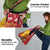 Spain Christmas Grocery Bag with Tio de Nadal Log Snowflakes Spanish Flag and Holiday Wreath - Wonder Print Shop