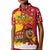 Spain Christmas Kid Polo Shirt with Tio de Nadal Log Snowflakes Spanish Flag and Holiday Wreath - Wonder Print Shop