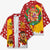 Spain Christmas Kimono with Tio de Nadal Log Snowflakes Spanish Flag and Holiday Wreath - Wonder Print Shop
