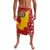Spain Christmas Lavalava with Tio de Nadal Log Snowflakes Spanish Flag and Holiday Wreath - Wonder Print Shop