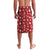 Spain Christmas Lavalava with Tio de Nadal Log Snowflakes Spanish Flag and Holiday Wreath - Wonder Print Shop