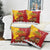 Spain Christmas Pillow Cover with Tio de Nadal Log Snowflakes Spanish Flag and Holiday Wreath - Wonder Print Shop