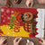 Spain Christmas Puzzle with Tio de Nadal Log Snowflakes Spanish Flag and Holiday Wreath - Wonder Print Shop