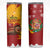 Spain Christmas Skinny Tumbler with Tio de Nadal Log Snowflakes Spanish Flag and Holiday Wreath - Wonder Print Shop
