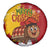 Spain Christmas Spare Tire Cover with Tio de Nadal Log Snowflakes Spanish Flag and Holiday Wreath - Wonder Print Shop
