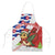 Cuba Christmas Apron with Santa Hummingbird Cuban Flag Feliz Navidad and Snowflake - Wonder Print Shop