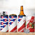 Cuba Christmas 4 in 1 Can Cooler Tumbler with Santa Hummingbird Cuban Flag Feliz Navidad and Snowflake - Wonder Print Shop