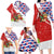 Cuba Christmas Family Matching Long Sleeve Bodycon Dress and Hawaiian Shirt with Santa Hummingbird Cuban Flag Feliz Navidad and Snowflake - Wonder Print Shop