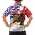 Cuba Christmas Family Matching Off The Shoulder Long Sleeve Dress and Hawaiian Shirt with Santa Hummingbird Cuban Flag Feliz Navidad and Snowflake - Wonder Print Shop