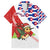Cuba Christmas Family Matching Short Sleeve Bodycon Dress and Hawaiian Shirt with Santa Hummingbird Cuban Flag Feliz Navidad and Snowflake - Wonder Print Shop