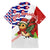 Cuba Christmas Family Matching Short Sleeve Bodycon Dress and Hawaiian Shirt with Santa Hummingbird Cuban Flag Feliz Navidad and Snowflake - Wonder Print Shop