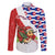 Cuba Christmas Family Matching Short Sleeve Bodycon Dress and Hawaiian Shirt with Santa Hummingbird Cuban Flag Feliz Navidad and Snowflake - Wonder Print Shop