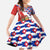 Cuba Christmas Family Matching Tank Maxi Dress and Hawaiian Shirt with Santa Hummingbird Cuban Flag Feliz Navidad and Snowflake - Wonder Print Shop