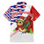 Cuba Christmas Family Matching Tank Maxi Dress and Hawaiian Shirt with Santa Hummingbird Cuban Flag Feliz Navidad and Snowflake - Wonder Print Shop