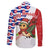 Cuba Christmas Family Matching Tank Maxi Dress and Hawaiian Shirt with Santa Hummingbird Cuban Flag Feliz Navidad and Snowflake - Wonder Print Shop
