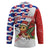 Cuba Christmas Hockey Jersey with Santa Hummingbird Cuban Flag Feliz Navidad and Snowflake - Wonder Print Shop