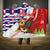 Cuba Christmas Hooded Blanket with Santa Hummingbird Cuban Flag Feliz Navidad and Snowflake - Wonder Print Shop