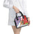 Cuba Christmas Shoulder Handbag with Santa Hummingbird Cuban Flag Feliz Navidad and Snowflake - Wonder Print Shop