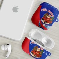Cuba Christmas AirPods Case with Santa Driving Classic Car Cuban Seal Feliz Navidad and Holiday Gift - Wonder Print Shop