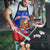 Cuba Christmas Apron with Santa Driving Classic Car Cuban Seal Feliz Navidad and Holiday Gift - Wonder Print Shop