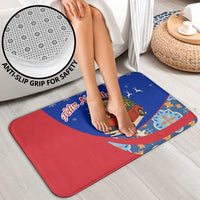 Cuba Christmas Bathroom Set with Santa Driving Classic Car Cuban Seal Feliz Navidad and Holiday Gift - Wonder Print Shop