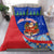 Cuba Christmas Bedding Set with Santa Driving Classic Car Cuban Seal Feliz Navidad and Holiday Gift - Wonder Print Shop