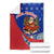 Cuba Christmas Blanket with Santa Driving Classic Car Cuban Seal Feliz Navidad and Holiday Gift - Wonder Print Shop