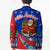 Cuba Christmas Blazer with Santa Driving Classic Car Cuban Seal Feliz Navidad and Holiday Gift - Wonder Print Shop