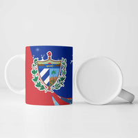 Cuba Christmas Ceramic Mug with Santa Driving Classic Car Cuban Seal Feliz Navidad and Holiday Gift - Wonder Print Shop