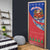 Cuba Christmas Door Cover with Santa Driving Classic Car Cuban Seal Feliz Navidad and Holiday Gift - Wonder Print Shop