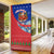 Cuba Christmas Door Cover with Santa Driving Classic Car Cuban Seal Feliz Navidad and Holiday Gift - Wonder Print Shop