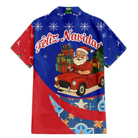 Cuba Christmas Family Matching Mermaid Dress and Hawaiian Shirt with Santa Driving Classic Car Cuban Seal Feliz Navidad and Holiday Gift - Wonder Print Shop