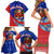 Cuba Christmas Family Matching Short Sleeve Bodycon Dress and Hawaiian Shirt with Santa Driving Classic Car Cuban Seal Feliz Navidad and Holiday Gift - Wonder Print Shop
