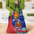 Cuba Christmas Grocery Bag with Santa Driving Classic Car Cuban Seal Feliz Navidad and Holiday Gift - Wonder Print Shop