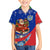 Cuba Christmas Kid Hawaiian Shirt with Santa Driving Classic Car Cuban Seal Feliz Navidad and Holiday Gift - Wonder Print Shop