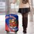 Cuba Christmas Luggage Cover with Santa Driving Classic Car Cuban Seal Feliz Navidad and Holiday Gift - Wonder Print Shop
