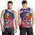 Cuba Christmas Men Tank Top with Santa Driving Classic Car Cuban Seal Feliz Navidad and Holiday Gift - Wonder Print Shop