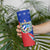Cuba Christmas Skinny Tumbler with Santa Driving Classic Car Cuban Seal Feliz Navidad and Holiday Gift - Wonder Print Shop