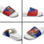 Cuba Christmas Slide Sandals with Santa Driving Classic Car Cuban Seal Feliz Navidad and Holiday Gift - Wonder Print Shop