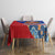 Cuba Christmas Tablecloth with Santa Driving Classic Car Cuban Seal Feliz Navidad and Holiday Gift - Wonder Print Shop
