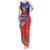 Cuba Christmas Tank Maxi Dress with Santa Driving Classic Car Cuban Seal Feliz Navidad and Holiday Gift - Wonder Print Shop