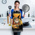 Egypt Christmas Apron with Pharaoh Santa Pyramids Eye of Horus and Ancient Egyptian - Wonder Print Shop
